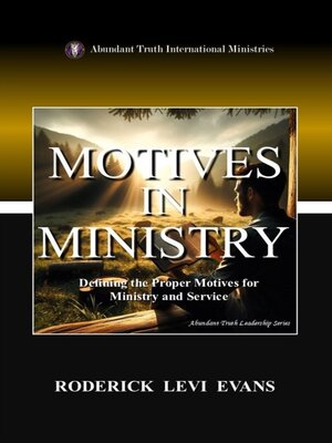 cover image of Motives in Ministry